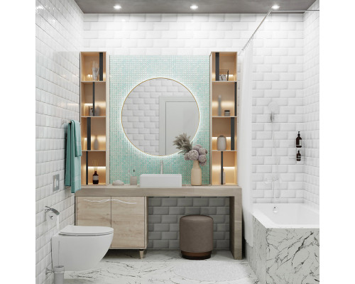 Плитка облицовочная Corsa Deco Cool Brick white 150x75x7,8 мм