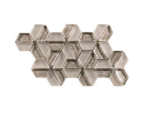 Мозаика стеклянная EVOKE Form Caramel 25,7x14,8x0,95 см