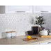 Керамическая мозаика Geometry Hexagon Small Carrara Matt 51x59