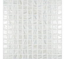 Стеклянная мозаика Glitter 7802 Glitter White 25x25