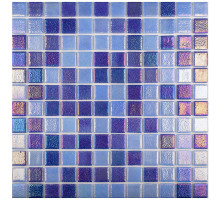 Стеклянная мозаика Shell MIX DEEP BLUE 552/555