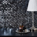 Стеклянная мозаика Hexagon DIAMOND 358D BLACK