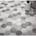Противоскользящая мозаика  Non-Slip Hexagon Grey Mix Antislip 51x59