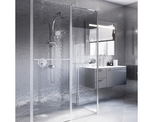 Керамическая мозаика Metal Silver Glossy 25x25
