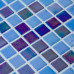 Стеклянная мозаика Shell MIX DEEP BLUE 552/555