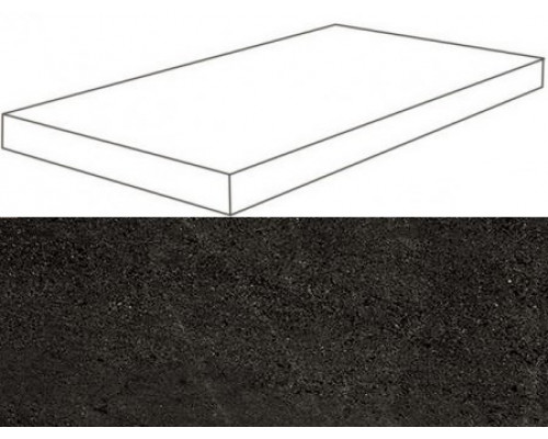 W. Dark Scalino Angolare DX 33x120 Lap/В. Дарк Ступень Угловая Лаппато 33х120 Пс
