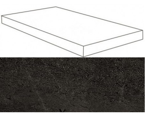 W. Dark Scalino Angolare SX 33x60/В. Дарк Ступень Угловая 33х60 Лс