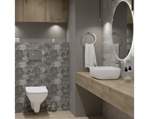 Керамогранит Cersanit Wonderstone темно-серый 598х297х7,5 мм