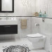 Плитка декор Cersanit Universal Glass Shine стеклянный серый 600x20x10 мм