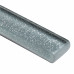 Плитка декор Cersanit Universal Glass Shine стеклянный серый 600x20x10 мм