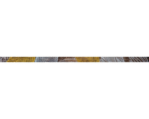 Foresta brown glass border