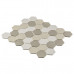 Мозаика Starmosaic Hexagon small LB Mix Antid бежевая керамическая 325х282х6 мм