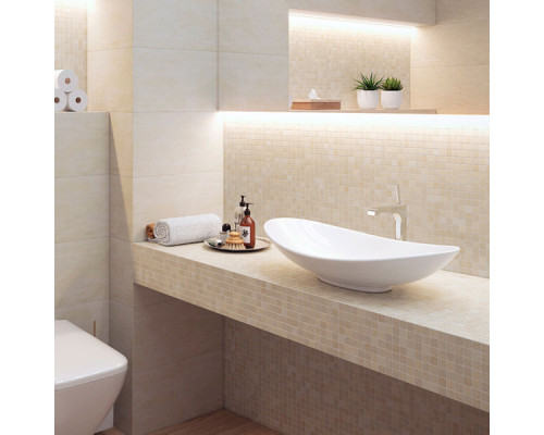 Мозаика Starmosaic Crema Marfil Matt бежевый мрамор из натурального камня 305х305х4 мм матовая