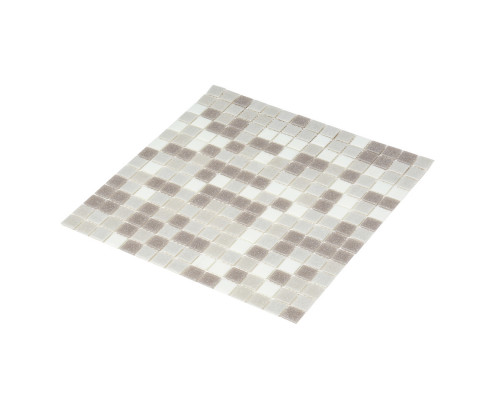 Мозаика Corsa Deco Mist серый микс из стекломассы 327х327х4 мм матовая