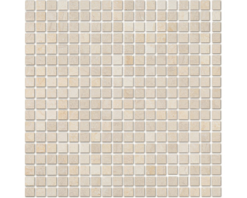Мозаика Lavelly Eternal Cream кремовая из натурального камня 305х305х4 мм матовая