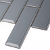Керамическая мозаика Brick & Metro Metro Bluish-Grey Glossy 45x145