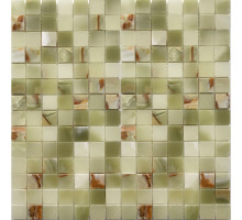 Мозаика нат. мрамор Classic GREEN ONYX 20x20