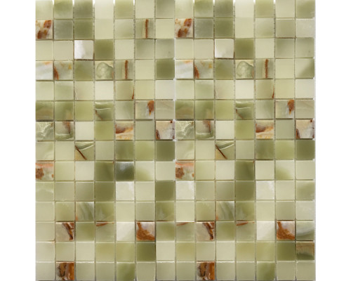 Мозаика нат. мрамор Classic GREEN ONYX 20x20