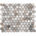 Мозаика, нат. мрамор Hex HEXAGON VLgP 23x23