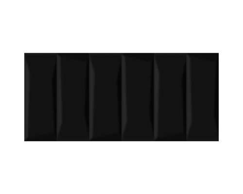 Плитка облицовочная Cersanit Evolution рельеф кирпичи черная 440x200x8,5 мм