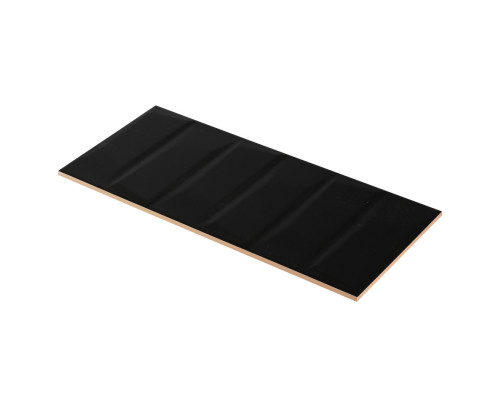 Плитка облицовочная Cersanit Evolution рельеф кирпичи черная 440x200x8,5 мм