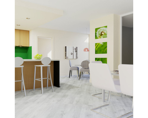 Плитка LVT FineFloor Light дуб веллингтон замковая 2,25 кв.м 3,6 мм с фаской