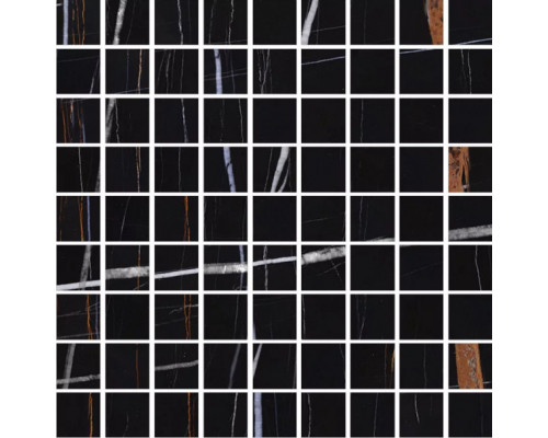 Мозаика MARBLE TREND Nero Dorado CR 30x30 см
