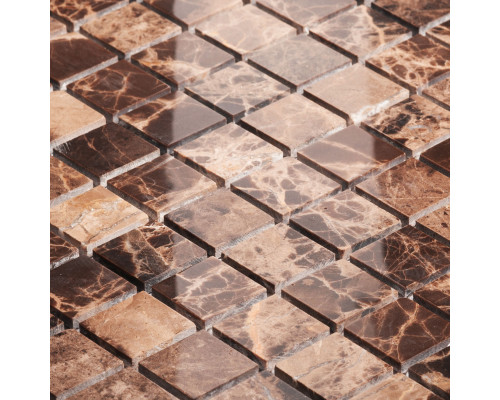Мозаика, нат. мрамор Classic DARK EMPERADOR POLISHED 20x20
