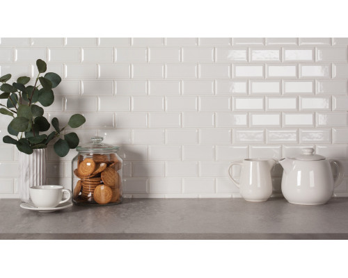 Керамическая мозаика Brick & Metro Metro White Glossy 45x95