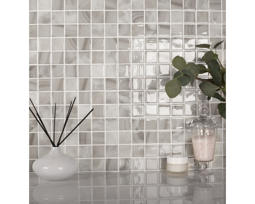 Стеклянная мозаика Nature 5600 Pearl River 38x38