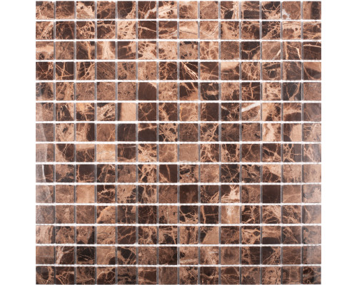 Мозаика, нат. мрамор Classic DARK EMPERADOR POLISHED 20x20