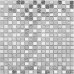 Стеклянная мозаика Metal Mix Inox 15x15
