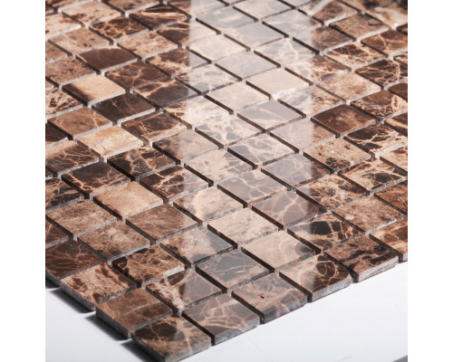 Мозаика, нат. мрамор Classic DARK EMPERADOR POLISHED 20x20