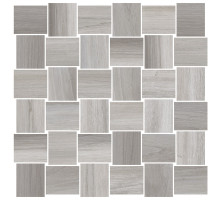 Мозаика керамическая 60007231 OPUS MOSAICO INTRECCIO Grigio (5x5) 30х30 см