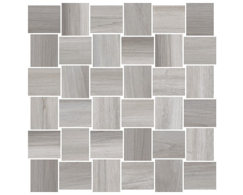 Мозаика керамическая 60007231 OPUS MOSAICO INTRECCIO Grigio (5x5) 30х30 см
