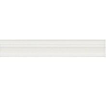 BLC040R Бордюр Флориан белый матовый обрезной 30х5