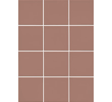 1336 Агуста розовый матовый из 12 частей 9,8x9,8
