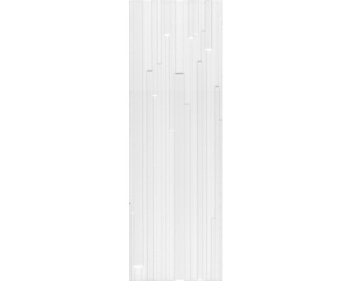 60176 Бьянка белый глянцевый полоски 20x60